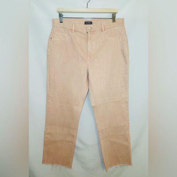 DL1961 Patti Straight High-Rise Vintage Ankle Bellini Raw‎ Jeans Women's 32 NWOT - Picture 2 of 11